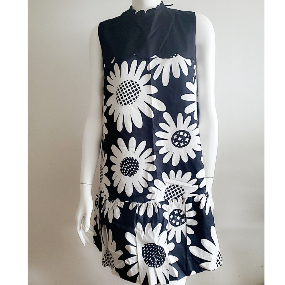 Victoria Beckham for Target Black and White Floral Mini Dress